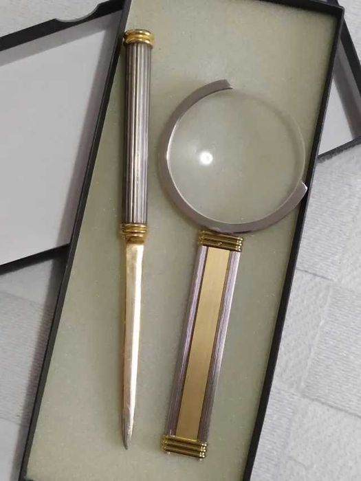 Conjunto Lupa e Abre Cartas