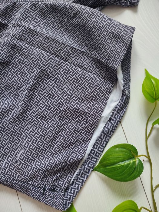 Męskie szare spodenki kąpielowe wiązane sportowe na basen 42 XL