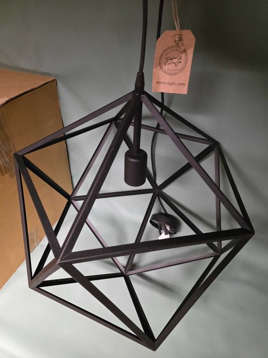 Lampa wisząca w kształcie rombu w stylu vintage Eglo Embleton