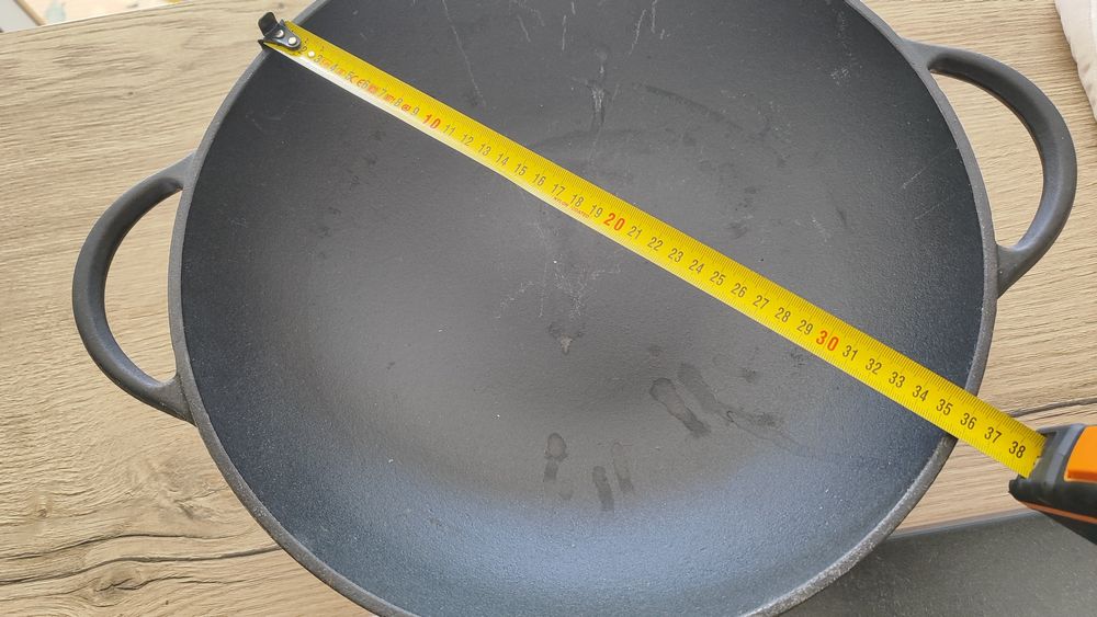 Palenisko DIY oraz żeliwny wok