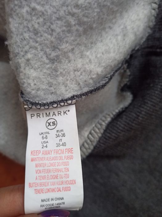 Світшот  Primark на флісі,  Шведка