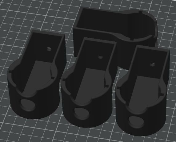 Zestaw 4 uchwytów na akcesoria Dyson