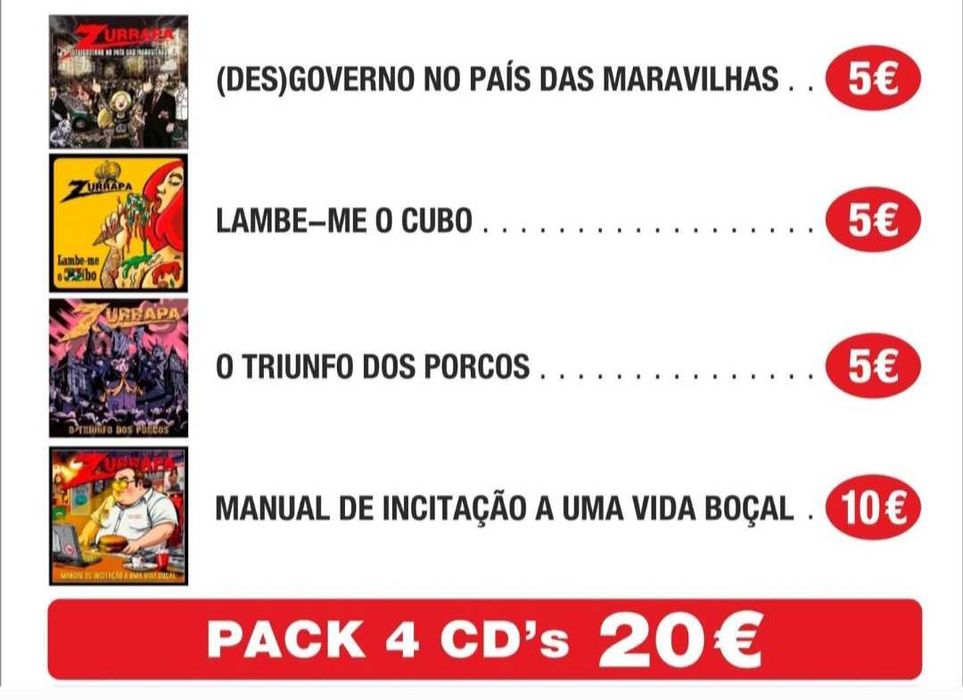 Zurrapa - 4 Cds + Single