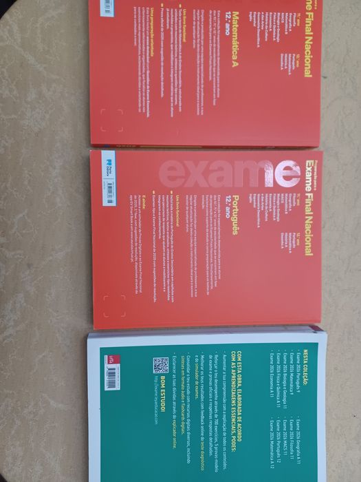 Exame 2026 - Matemática A e português 12.º Ano
