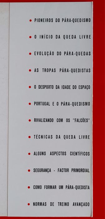 História e Técnicas do Pára-Quedismo