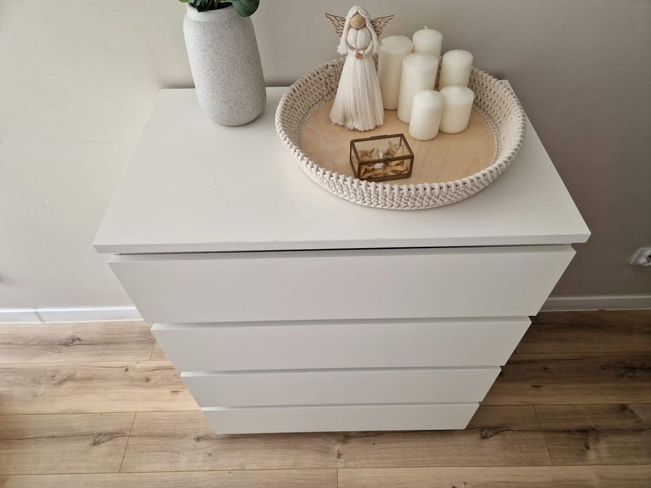 Komoda biała Ikea Malm 80x48 cm.