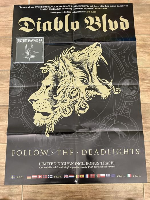 Poster Diablo Blvd - Follow the Deadlights - Original Nuclear Blast