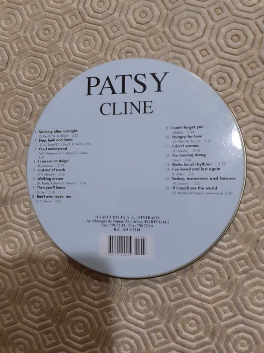 CD Patsy Cline (Música Country)