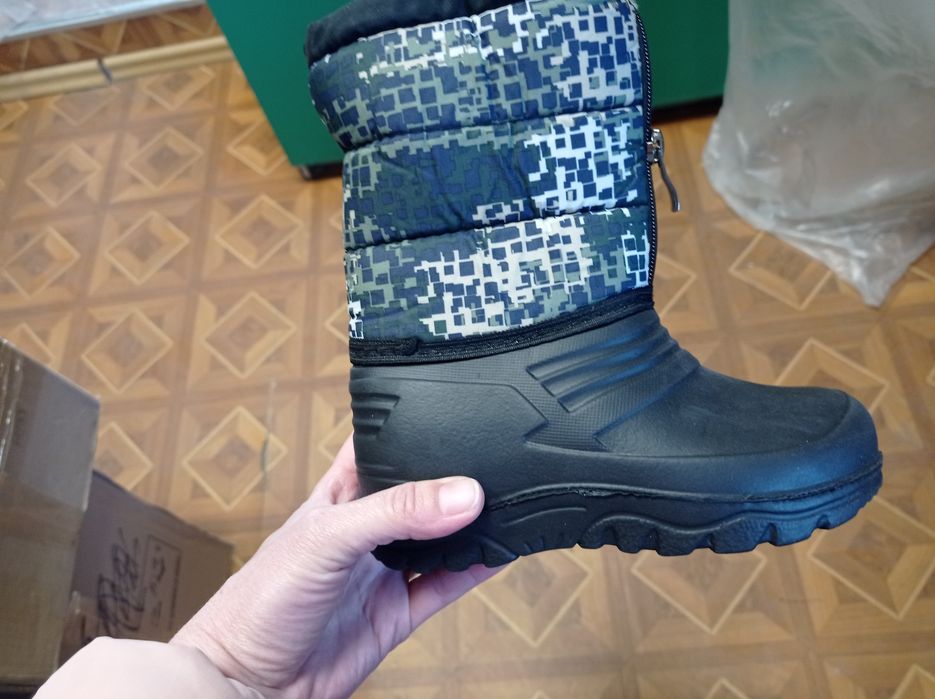 Дитячі зимові чобітки. Дитячі сапожки. Дутики дитячій на пінці.