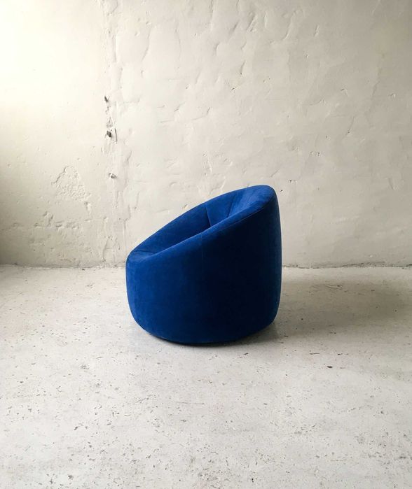 Ligne Roset fotel Pumpkin alcantara proj. Pierre Paulin vintage design