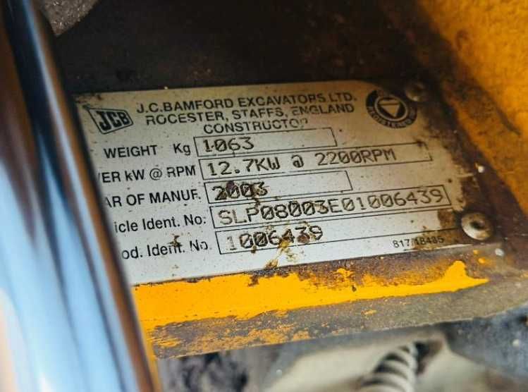 Гусеничний екскаватор JCB МІКРО *1664 ГОДИНИ* + 5 ковшів і гідромолот