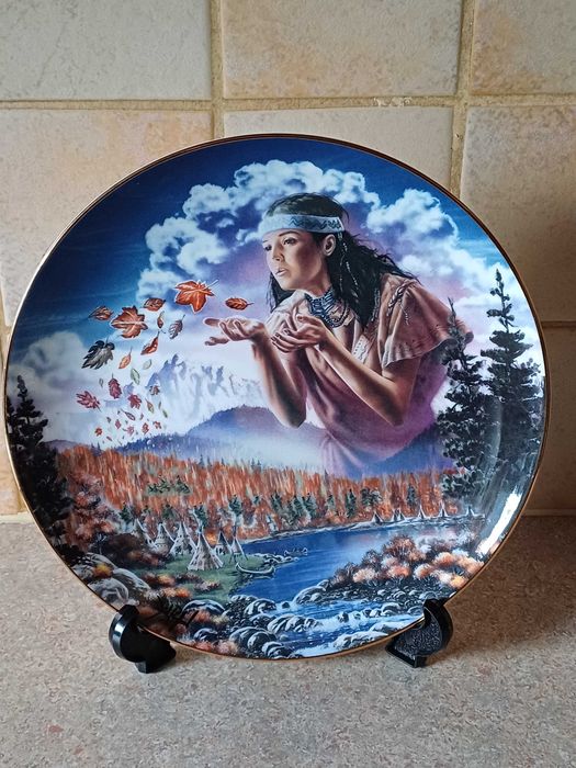 porcelanowe talerze dekoracyjne