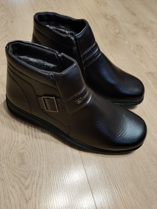 Buty zimowe męskie brązowe nowe