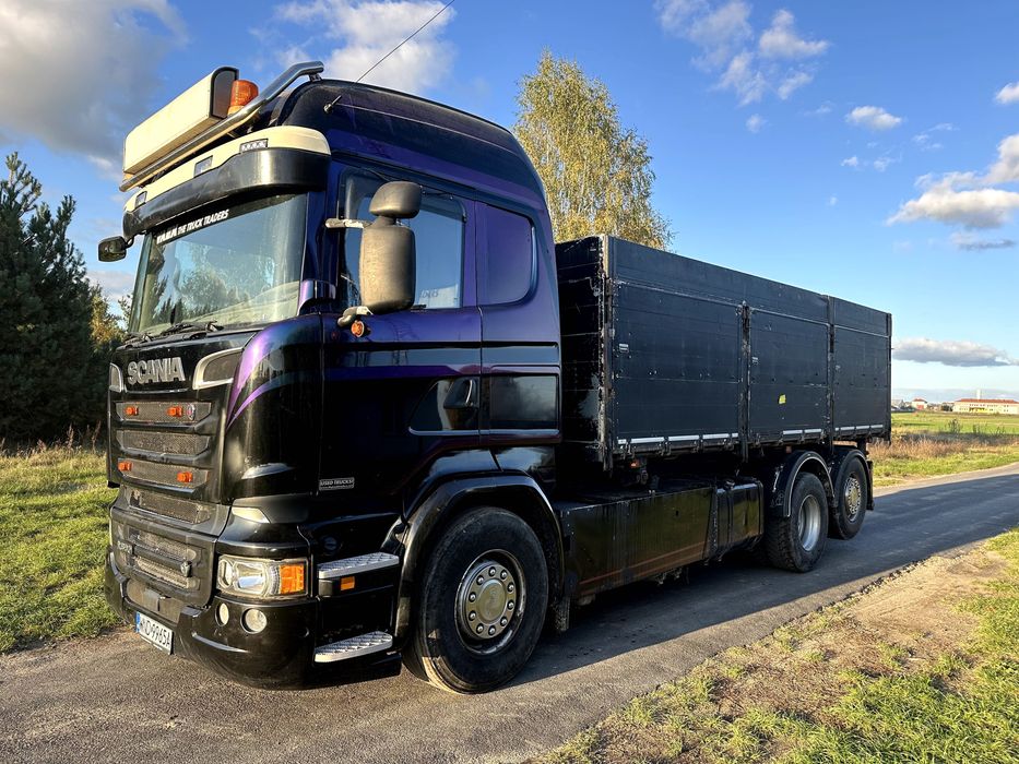 SCANIA 2016 V8, R580, automat, wywrotka 3 stronny, niski przebieg, do zboża,