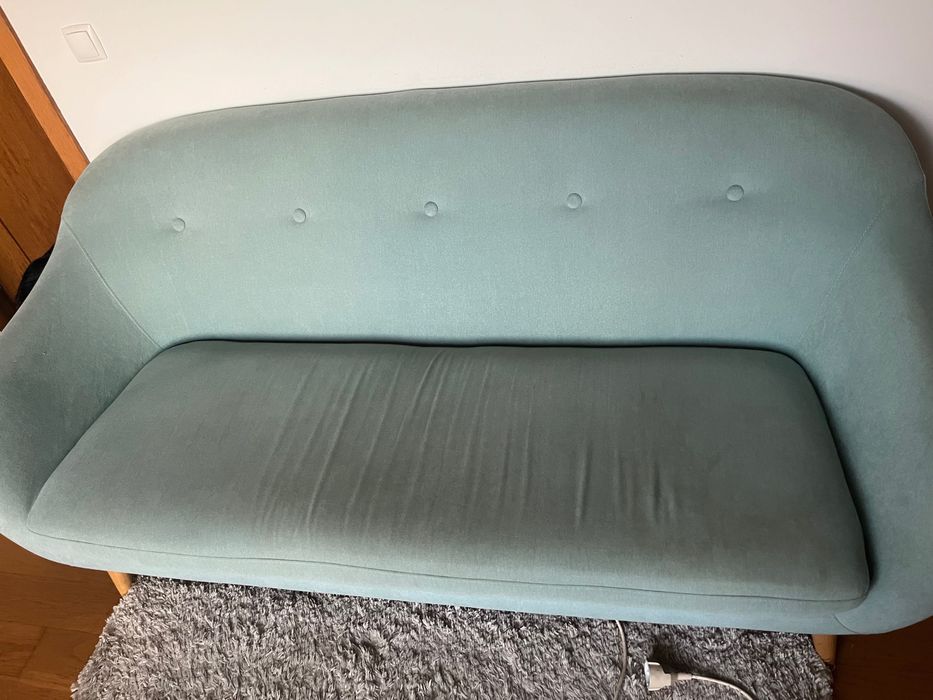 Sofa conforama azul claro