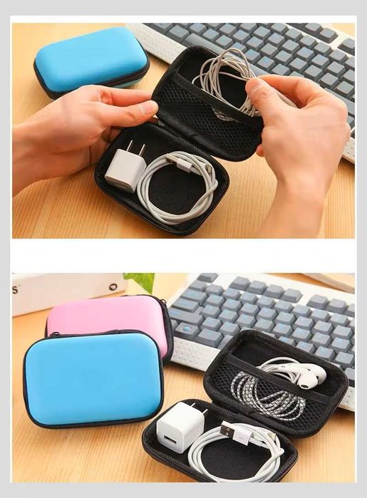 Kompaktowa Szybka Ładowarka GaN 65W USB-A/USB-C z Etui