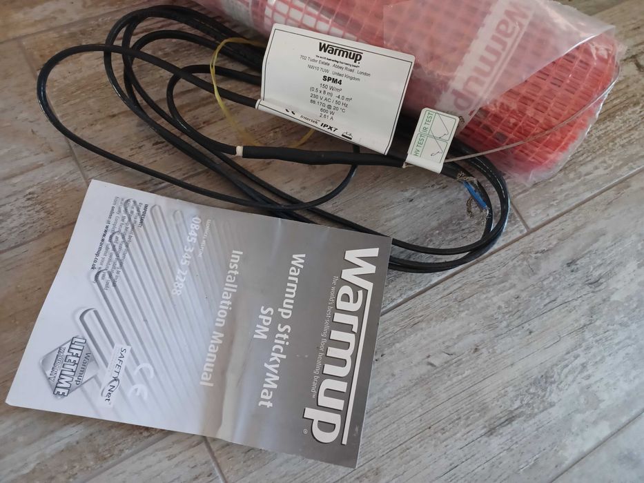 Aquecimento por baixo do chão.