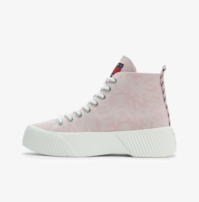 TOMMY JEANS Sneakersy Vulc Knitted Mc EN0EN02141 Różowy 36 nowe