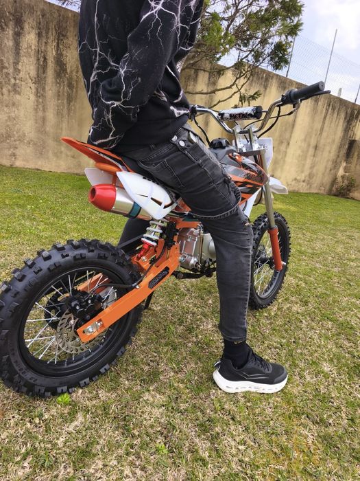 PITBIKE motocross 125cc arranque eléctrico 4 velocidades