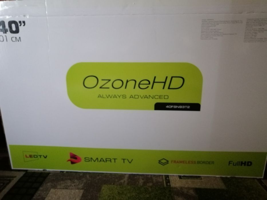 Smart TV Телевізор 40" OzoneHD 40FSN93T2