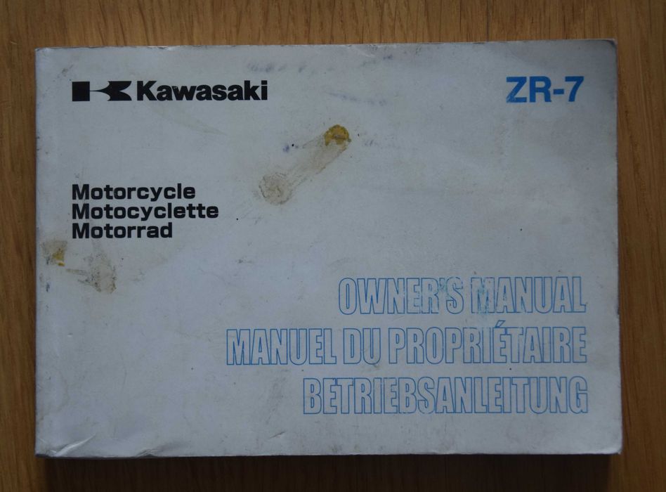 Instrukcja KAWASAKI ZR-7