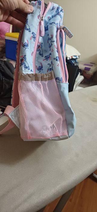 Mochila escolar e estojo