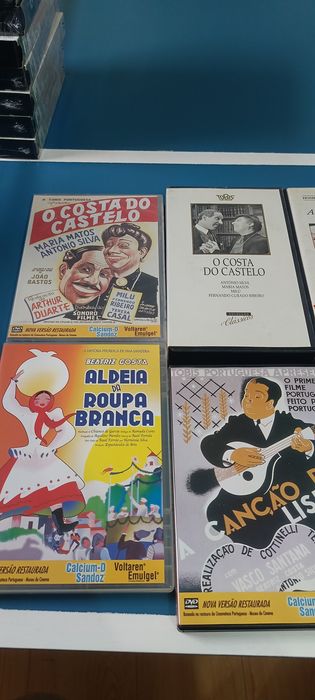 Filmes portugueses clássicos imperdíveis e alguns ainda selados em VHS