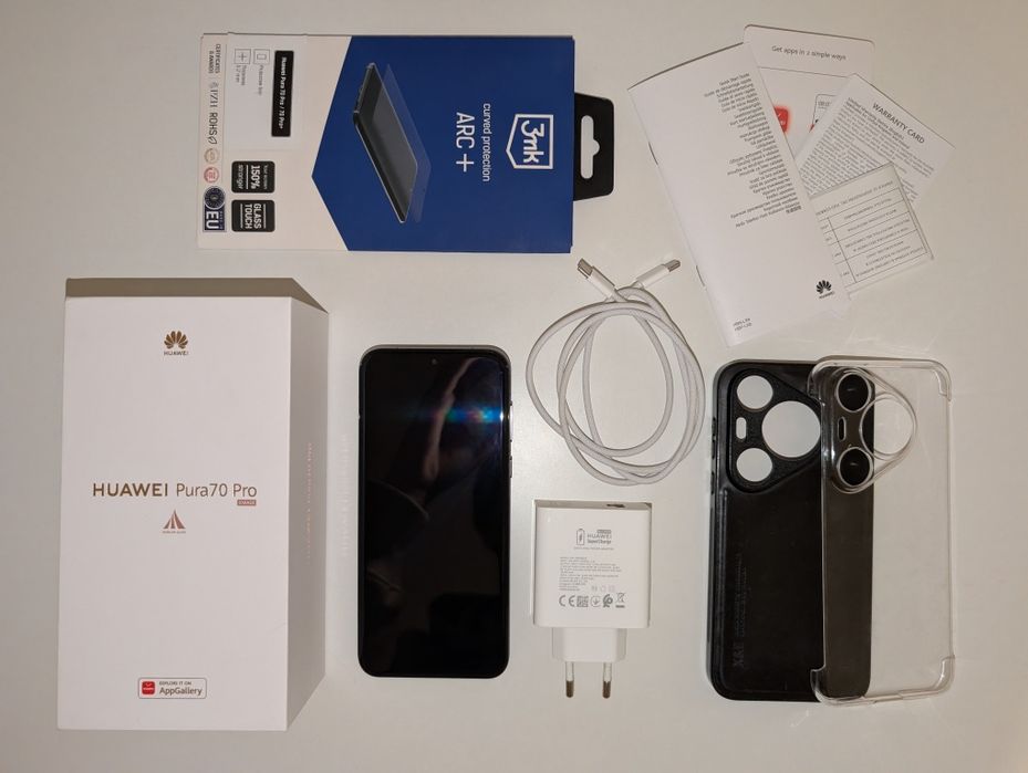 Huawei Pura 70 Pro 12 GB/512 GB - stan igła, gwarancja.