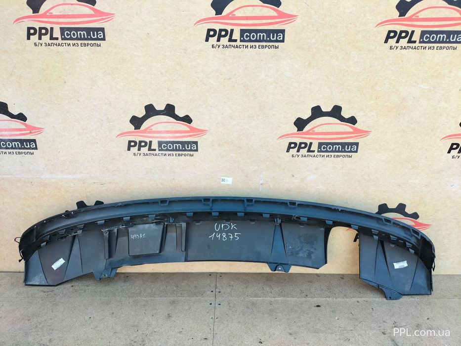 Audi A1 S-Line 14-18 Спойлер накладка обвес губа бампера заднего