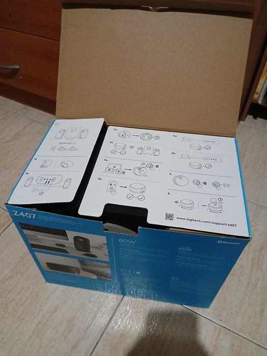 Colunas Z407 Logitech subwoofer