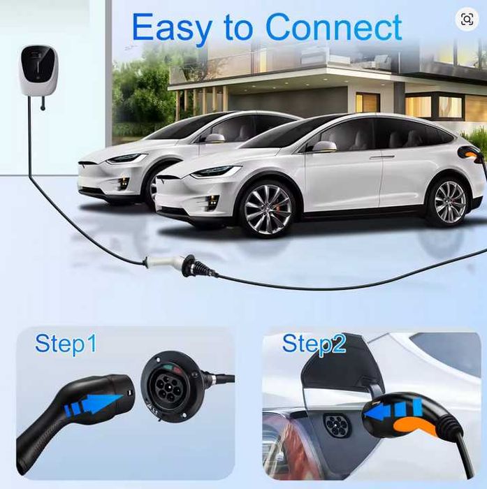 Extensão Cabo Carregamento 3.6 a 22 Kw - 1 / 3 Fases - 7 METROS