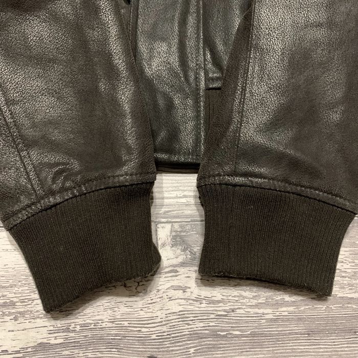 Кожаная куртка Conbipel Brown Duffle Hooded Flight Bomber Alpha Pilot