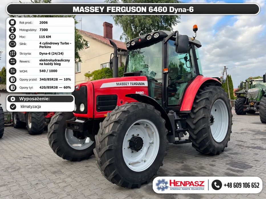 Massey Ferguson 6460 Dyna-6  / Klimatyzacja /