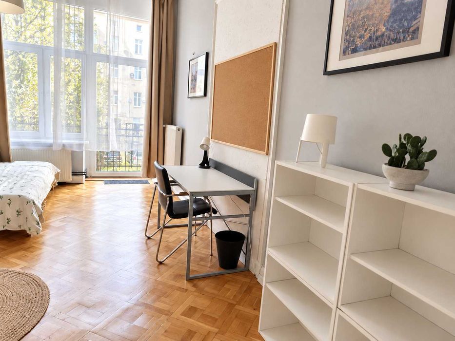 Duży 25m2 pokój z balkonem Politechnika Uniwersytet opłaty w cenie