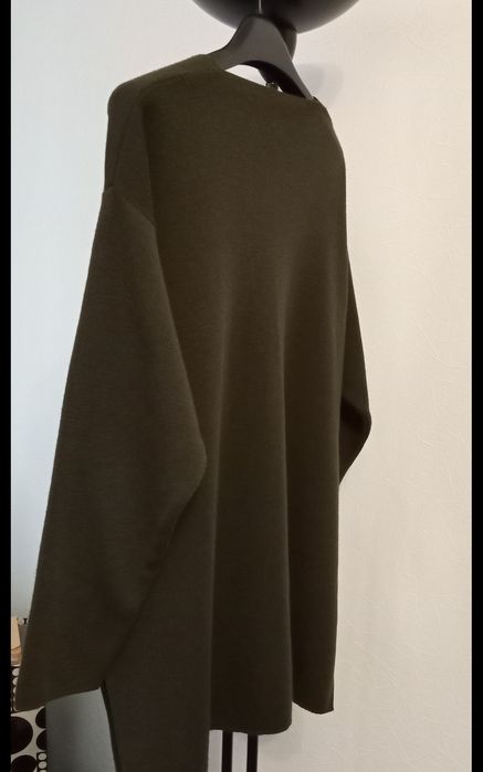 Кардиган оверсайз длинный М,L,XL.Джемпер свитер шерсть 50% свободный.