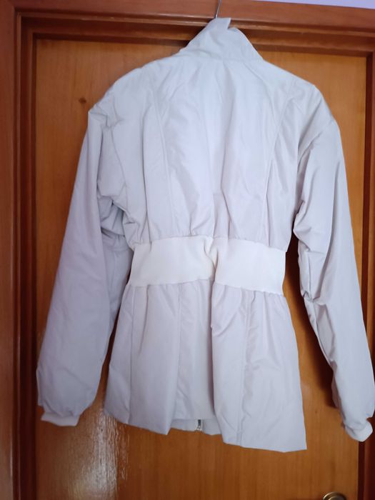 Parka beije/pérola S