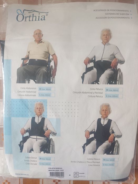 Colete dorsal de posicionamento "Orthia" - tamanho M (NOVO)