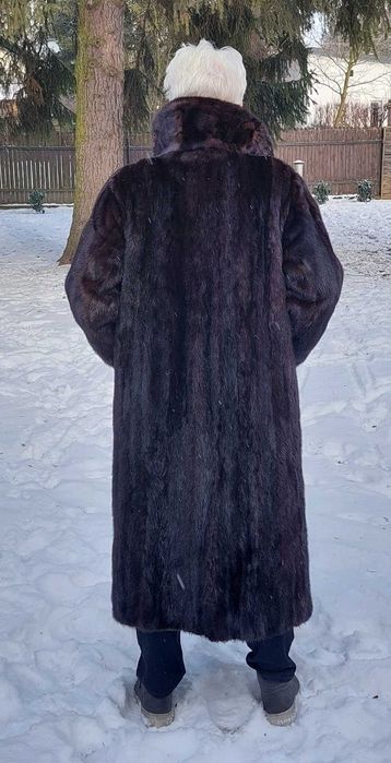 Futro z norek rozmiar 42 lub L/XL