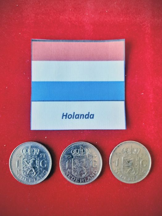 Moedas Holanda (3 uni)