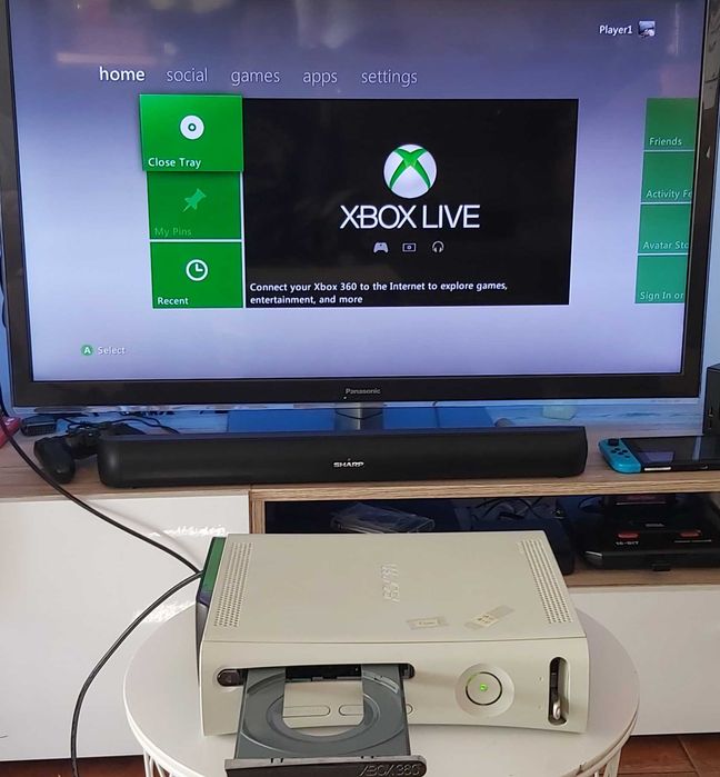 Consola Microsoft Xbox 360 XBOX360 Branca Phat Fat