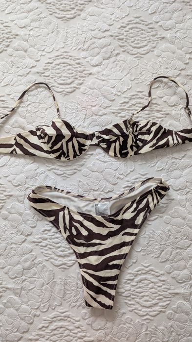 Biquíni padrão zebra