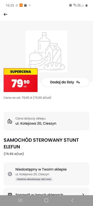 Interaktywny samochód kaskaderski