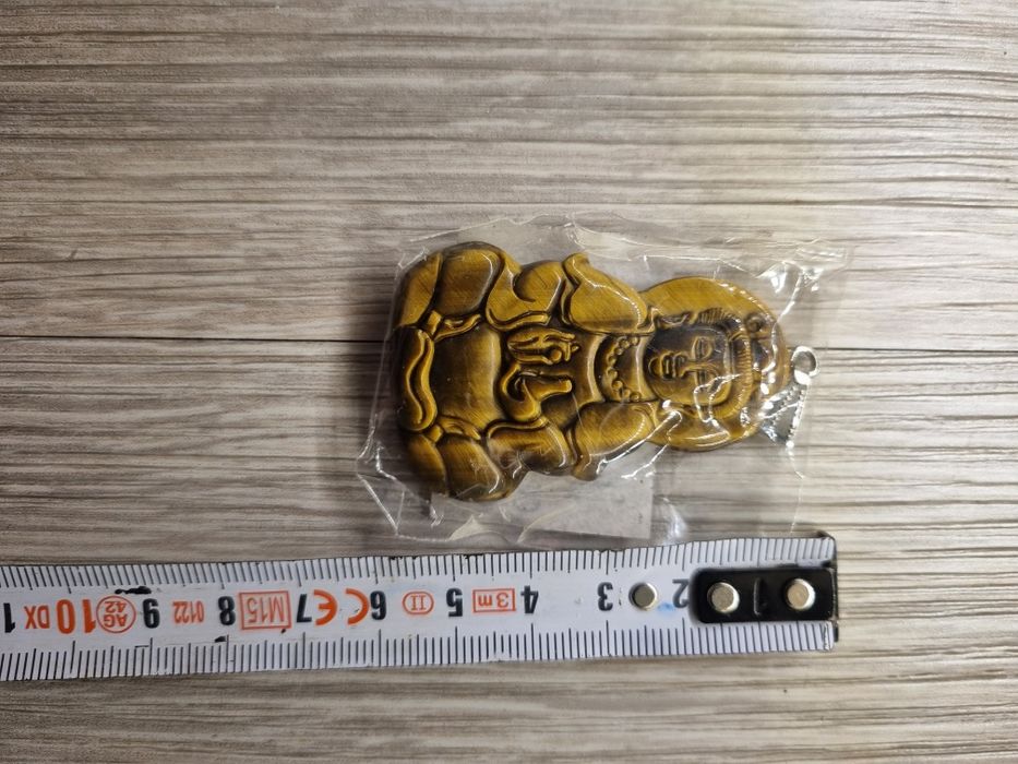 Pingente buda em olho de tigre