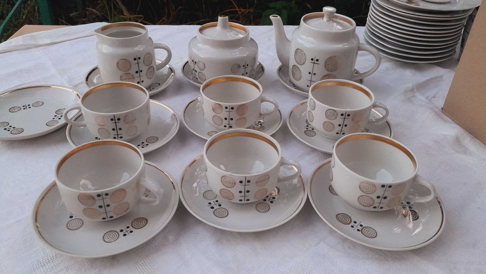 Новый, замечательный чайный сервиз  Барановской фабрики фарфора.