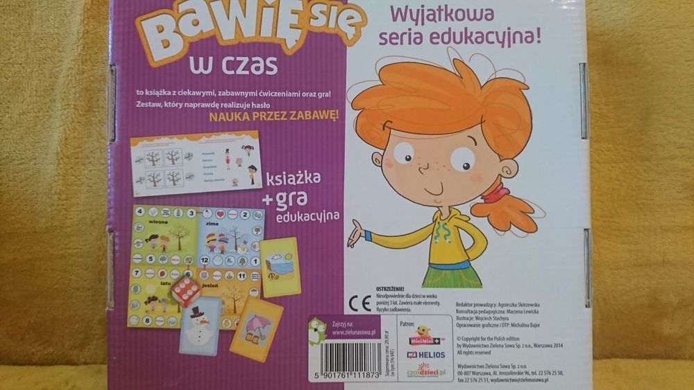 Bawię się w czas - Gra edukacyjna + książka.