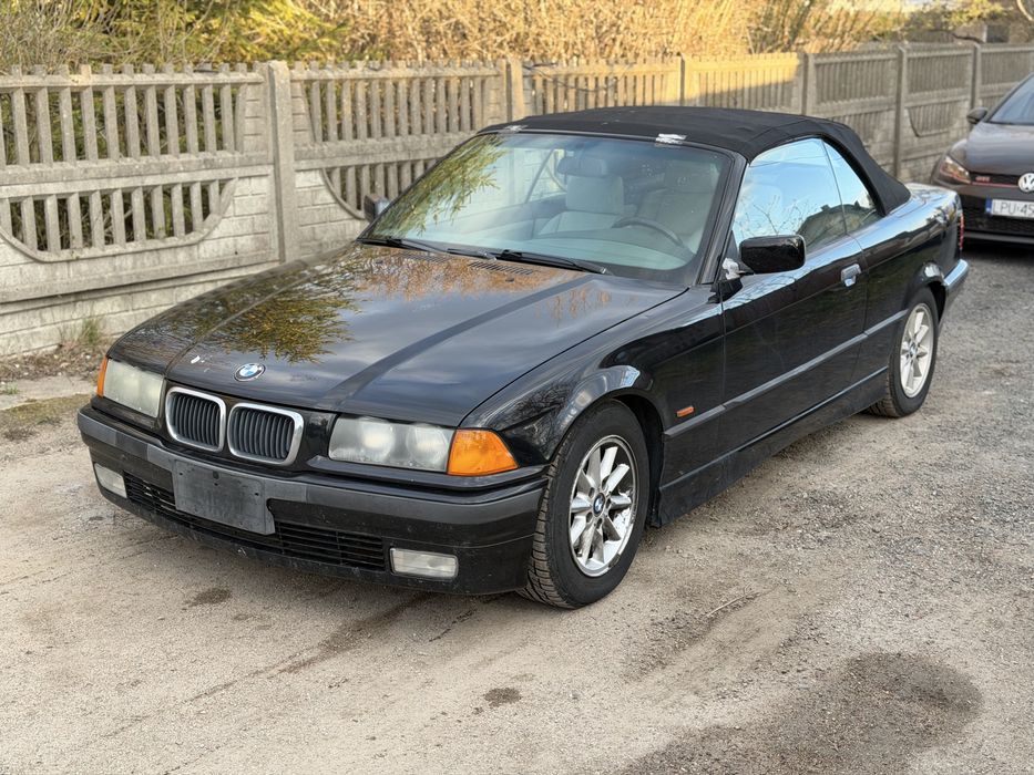BMW E36 328i 98r 110 tys mil cabrio USA M52B28 Żeliwo BEZ RDZY kabriolet oryginalny stan katalizatory