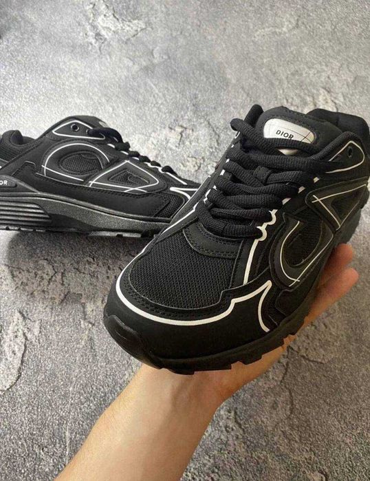 Кросівки Christian Dior b30 BLACK / чорні крістіан діор б30 НОВІ 37-45