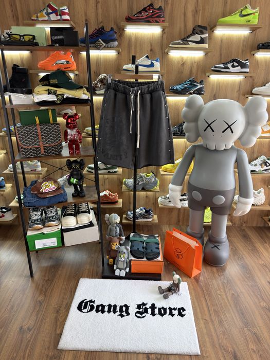Шорти Saint Vanity terry shorts Faded Grey Rick Owens