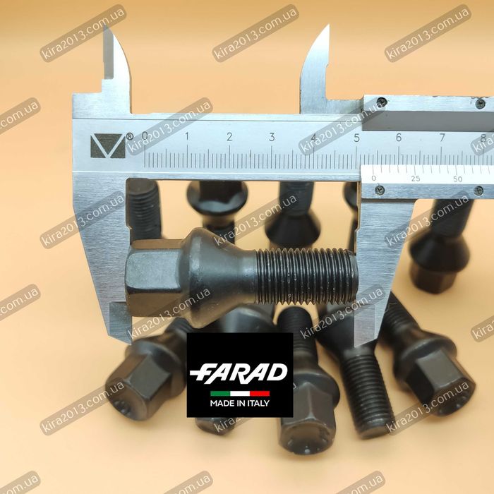 Черные колесные болты М14х1,5х28мм конус Черные болты Ауди Фольксваген