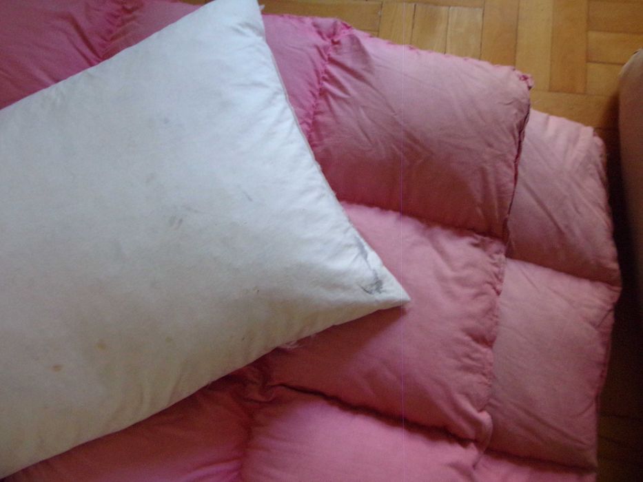 Pierze poduszka poduszki kołdra z pierza 6 poduszek XXL zima